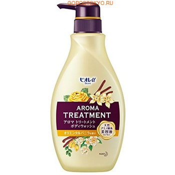 KAO «Biore U Aroma Time» Увлажняющий и смягчающий гель для душа, с ароматом ванили, 480 мл. KAO «Biore U Aroma Time» Увлажняющий и смягчающий гель для душа, с ароматом ванили, 480 мл.Гели для душа, жидкое крем-мыло<br>Гель для душа с нежным ароматом ванили ; настоящее СПА-средство, придающее коже неповторимую чувственность и мягкость. Формула геля создана на основе pH-нейтральных очищающих компонентов. Образует воздушную нежную пену, которая легко смывается, окутывая кожу легким ароматом, сохраняющимся даже после принятия ванны. Благодаря содержащимся в геле натуральным ухаживающим компонентам кожа становится гладкой и увлажненной. Бережный уход день за днем возвращает коже жизненную силу, естественную красоту и сияние. Подходит для ежедневного ухода за кожей. Способ применения: нанесите на увлажненную в теплой воде мочалку достаточное количество геля и обильно вспеньте. Массажными движениями нанесите пену на тело, затем смойте теплой водой. Состав: вода, сульфат аммония лаурет, пропиленгликоль, карбонат натрия, этанол, лаурил глюкозид, бетаин, миристиловый спирт, этилгексилглицерин, гликолевой дистеарат, вазелин, холестерин изостеариновой кислоты, подсолнечное масло, гуаровая камедь, поликватерний-7, лаурил гидроксисултаин, кокамид МЭА, ПЭГ-65M, лаурет сульфат натрия, лаурет-4, яблочная кислота, лимонная кислота, гидроксид натрия, бензоат натрия, отдушка.<br>