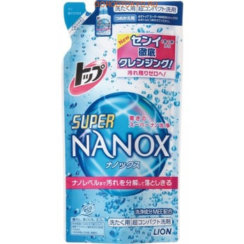 LION «Top Super NANOX» Жидкое средство для стирки, запасной блок, 360 г. LION «Top Super NANOX» Жидкое средство для стирки, запасной блок, 360 г.Удаление стойких загрязнений<br>Супер-концентрированный жидкий стиральный порошок эффективно удаляет не только видимую грязь и пятна с ткани, но и стойкие запахи пота, кожного жира и прочие запахи из волокон ткани. В жидком порошке Nanox LION впервые использовал свою фирменную разработку - Метиловый эфир этоксилат (MEE), поверхностно активное вещество синтезированное на растительной основе. Lion первые в промышленных масштабах стал синтезировать MEE - вещество, которое растворяет кожный жир (олеиновую кислоту) из ткани на нано-уровне. Одной из причин неприятного запаха на белье после стирки - олеиновая кислота - компонент, который находится в кожном сале. Запах несвежести производится олеиновой кислотой, которая поселилась глубоко в волокнах ткани, окисляется и разлагается под воздействием бактерий. TOP NANOX растворяет и удаляет кожное сало, в том числе олеиновую кислоту, на нано-уровне, используя собственную технологию нано-стирки, основанная на MEE. БлагодаряTOP NANOX теперь Вы можете быть уверены, что запахи, которые ранее не могли быть удалены из ткани полностью, больше вас не побеспокоят. В компактной, стильной и удобной для хранения упаковке ваш NANOX доставит Вам только приятные ощущения от использования и удивит непревзойденным результатом стирки. Обладает кристальным фруктово-цитрусовым ароматом. Экологически безопасное вещество, не содержащее фосфатных добавок и агрессивных синтетических ПАВ. Применение: стирка пятен (пятна от пищи, соусов, специй и приправ, пятна крови,пота), воротничков, манжет. Отбеливание желтезны и почернения ткани; отбеливание и дезинфекция детской одежды Для антибактериальной обработки и удаления запаха Дозировка: в зависимости от области загрязнения на 30 л воды 20 мл средства, на 1 л воды - 10 мл средства Состав: поверхностно-активные вещества 22%, (натрий альфа-сульфо жирных кислот), натриево-жирные кислоты, полиоксиэтилалкилэфир, смягчитель, алюмосиликат.<br>
