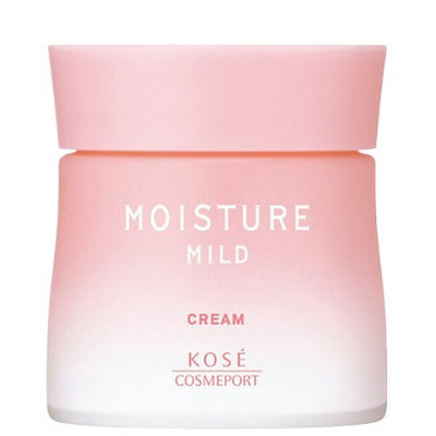 KOSE Cosmeport «Moisture Mild White» Увлажняющий нежный крем для лица, с коллагеном и гиалуроновой кислотой, 60 г. KOSE Cosmeport «Moisture Mild White» Увлажняющий нежный крем для лица, с коллагеном и гиалуроновой кислотой, 60 г.АНТИВОЗРОСТНОЙ УХОД (ОТ З0-ТИ ЛЕТ И СТАРШЕ)<br>Увлажняющий крем высокого качества, восстанавливает упругость вашей кожи и питает ее. Имеет плотную консистенцию. Содержит гиалуроновую кислоту ; сложную молекулу, регулирующую водный баланс кожи, ее тонус и упругость, сохраняя внешнюю гладкость и подтянутость ; тургор кожи. Коллаген, входящий в состав крема, препятствует старению кожи, глицерин и аминокислота серин дополнительно увлажняют кожу, проникая в глубокие слои эпидермиса. Рапсовое масло, входящее в состав крема, снимает любое раздражение. Не содержит ароматизаторов, красителей, этилового спирта. Способ применения: наносить перед утром и вечером на предварительно подготовленную кожу лица, шеи и зоны декольте. Состав: вода, BG, глицерин, гидрогенизированное полидецен, тетра октаноат пентаэритритил, глюцет-10, цетеариловый спирт, гидрогенизированное кокосовое масло, стеариновая кислота PEG-40, PCA-Na, сукцинил ателоколлагена, серин, токоферол, гиалуроновая кислота, водорастворимый коллаген, карбомер, диметикон, сорбитан пальмитат, гидроксистеариновая кислота, дипентаэрилтритил, гидрированное рапсовое масло, триглицерид жирной кислоты, гидрогенизированное пальмовое масло, гидрированный полиизобутилен, этилпарабен, феноксиэтанол, метилпарабен.<br>