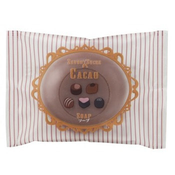 MASTER SOAP Косметическое туалетное мыло «Какао», 30 г. MASTER SOAP Косметическое туалетное мыло «Какао», 30 г.Туалетное кусковое мыло<br>Мыло прекрасно очищает, за счет входящего в состав пальмового масла и масла ши предотвращает сухость и шелушение, великолепно смягчает кожу, делая ее гладкой и здоровой. Обладает легким ароматом шоколада. Состав: вода, натрия пальмитат, натриевые соли жирных кислот натуральных масел пальмовая жирная кислота, пальмоядровая жирная кислота, глицерин, хлорид натрия, этидронат 4Na, EDTA-4Na, экстракт какао, BG, масло ши, токоферол, отдушка, диоксид титана, краситель ультрамарин, оксид железа.<br>
