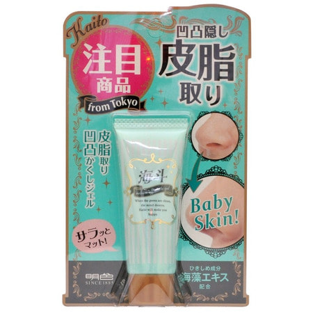 Фото MEISHOKU «Porerina sebum off mat gel SPF15» Дневной матирующий крем-гель для жирной кожи, SPF15, 15 г.. Купить с доставкой