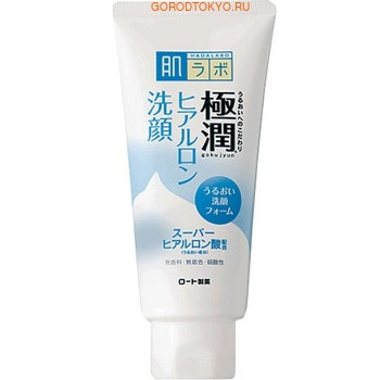 ROHTO Gokuju Очищающая пенка для лица с гиалуроновой кислотой, 100 гр. ROHTO Gokuju Очищающая пенка для лица с гиалуроновой кислотой, 100 гр.ЯПОНСКИЕ ПЕНКИ ДЛЯ УМЫВАНИЯ, СРЕДСТВА ДЛЯ ОЧИЩЕНИЯ КОЖИ ЛИЦА<br>Пенка предназначена для мягкого очищения кожи лица. Содержит только мягкие моющие вещества, которые не раздражают и не сушат кожу. Благодаря содержанию двух типов гиалуроновой кислоты, обладает мощным увлажняющим действием. Низкомолекулярный супергиалуронат проникает в глубокие слои эпидермиса и насыщает кожу влагой, а высокомолекулярный гиалуронат создает на поверхности кожи влагоудерживающую пленку. Средство гипоаллергенно, не содержит отдушек, красителей, спирта и минеральных масел.<br> Способ применения: небольшое количество средства вспеньте с водой, массажными движениями нанесите на лицо, смойте водой. Состав: вода, глицерин, кокоилглицинат натрия, BG, кокамидопропил бетаин, ПЭГ-400, децил глюкозид, лауроил аспарагинат натрия, кокоилглицинат калия, глутамат натрия, глицерил стеарат (SE), ацетилированный гиалуронат натрия, гидроксипропилтримониум гиалуронат, лимонная кислота, стеариновая кислота, лауриновая кислота, ПЭГ-32, ЭДТА 2На, поликватерниум-7, гидроксипропилметилцеллюлоза, поликватерниум-52, метилпарабен, пропилпарабен.<br>