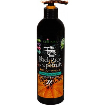 CHIHARU Шампунь увлажняющий для нормальных волос «Чёрный рис и грейпфрут», 500 мл.
