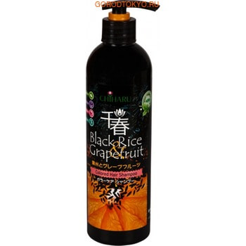 Фото CHIHARU Шампунь увлажняющий для окрашенных волос «Чёрный рис и грейпфрут», 500 мл.. Купить с доставкой