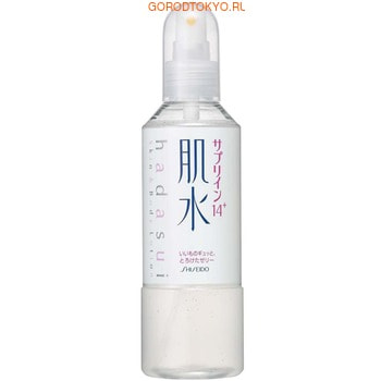 Фото SHISEIDO «Hadasui» Освежающий гель-лосьон для лица, тела и волос «Минеральная вода для кожи», с ароматом грейпфрута, 240 мл.. Купить с доставкой