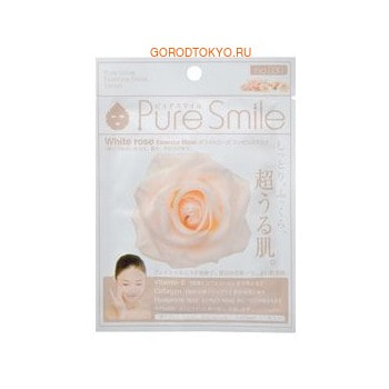 SUN SMILE «Pure Smile Essence mask» Восстанавливающая маска для лица с эссенцией белой розы, 1 шт. SUN SMILE «Pure Smile Essence mask» Восстанавливающая маска для лица с эссенцией белой розы, 1 шт.КОРЕЙСКАЯ КОСМЕТИКА<br>Еженедельный уход - это неотъемлемая процедура для полноценного ухода за кожей лица. Необходимо каждую неделю использовать различные маски. Преимущество нужно отдать увлажняющим, питательным, и маскам для повышения упругости кожи. Все эти функции вы найдете в линии PURE SMILE. Эти маски настоящие волшебные палочки, способные моментально преобразить вашу кожу. Ведь сыворотка, которая используется для пропитки маски, имеет тройную концентрацию активных компонентов. За короткое время воздействия, маска отдает всю силу полезных ингредиентов вашей коже. Коллаген в составе сыворотки наполняет кожу влагой, восстанавливает плотность и упругость кожи. Эссенция белой розы сужает поры кожы, помогает выровнять цвет лица, повышает упругость и эластичность кожи, разглаживая морщины. Способ применения: вскройте пакет с маской и нанесите ее на очищенное лицо, используя отверстия для глаз в качестве ориентиров. Расслабьтесь и наслаждайтесь уходом за собой. Через 10-15 минут, аккуратно снимите маску. Остатки сыворотки вбейте в кожу подушечками пальцев. Использовать 2-3 раза в неделю. Состав: вода, глицерин, PEG/PPG-17/6-сополимеры, ферментированный соевый экстракт, гидролизованный коллаген, вода с гамамелисом, экстракт дамасской розы, глицирризиновая кислота 2K, ксантановая камедь, экстракт портулака, арбутин, эритрит, PEG-14М, гиалуроновая кислота Na, EDTA -2Na, метилпарабен, PEG-40 гидрогенизированное касторовое масло, PEG-60 гидрогенизированное касторовое масло, аллантоин, феноксиэтанол, ароматизатор, токоферола ацетат.<br>