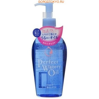 SHISEIDO «Senka Perfect Watery Oil» Гидрофильное масло для снятия макияжа с гиалуроновой кислотой и протеинами шёлка, 230 мл. SHISEIDO «Senka Perfect Watery Oil» Гидрофильное масло для снятия макияжа с гиалуроновой кислотой и протеинами шёлка, 230 мл.ЯПОНСКИЕ ПЕНКИ ДЛЯ УМЫВАНИЯ, СРЕДСТВА ДЛЯ ОЧИЩЕНИЯ КОЖИ ЛИЦА<br>Гидрофильное масло предназначено для снятия самого стойкого макияжа. Отлично подходит для снятия макияжа, водостойкой туши для ресниц и BB-крема. Масло легко и бережно очищает загрязненную кожу и поры, препятствует их закупорке. Не сушит кожу, сохраняя гидролипидный баланс, благодаря содержащимся в составе гиалуроновой кислоте и протеинам шелка. Не содержит красителей. Обладает лёгким ароматом. Способ применения: выдавить на ладонь средства размером с монетку. Нанести на все лицо массирующими круговыми движениями, не требуется сильно тереть. Можно наносить влажными руками на влажное лицо. Тщательно смыть чистой теплой водой. Требуется последующее умывание мыльным средством. Состав: минеральное масло, изостеарата PEG-8 глицерил, цетиловый этилгексаноат, изододекан, изостеариновая кислота, вода, глицерин, этилгексил пальмитат, гиалуроновая кислота, серицин, ацетил гиалуронат натрия, гидролизованный шелк, этанол, ВНТ, токоферол, лимонная кислота, сорбиновая кислота калия, ароматизатор.<br>